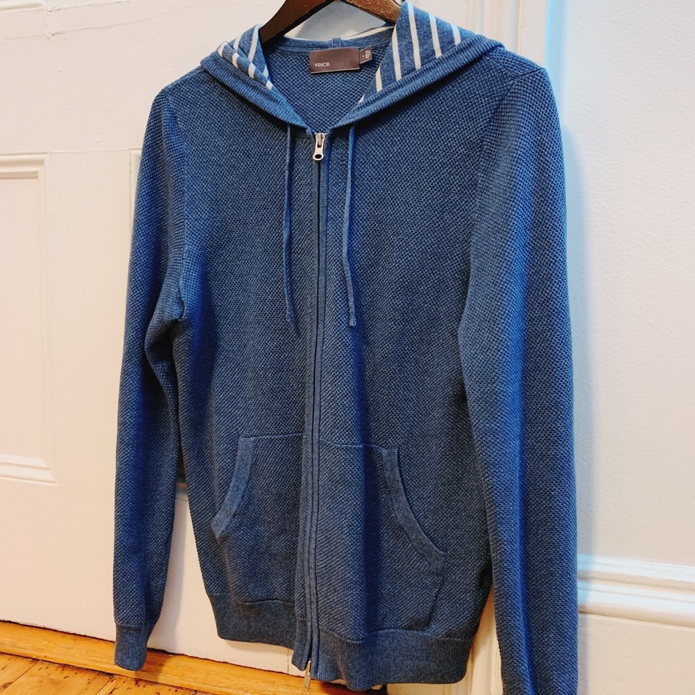 Vince Zip Up Hoodie